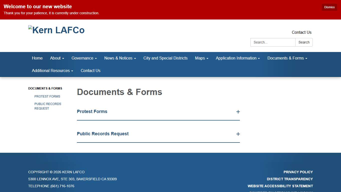 Documents & Forms - Kern LAFCo
